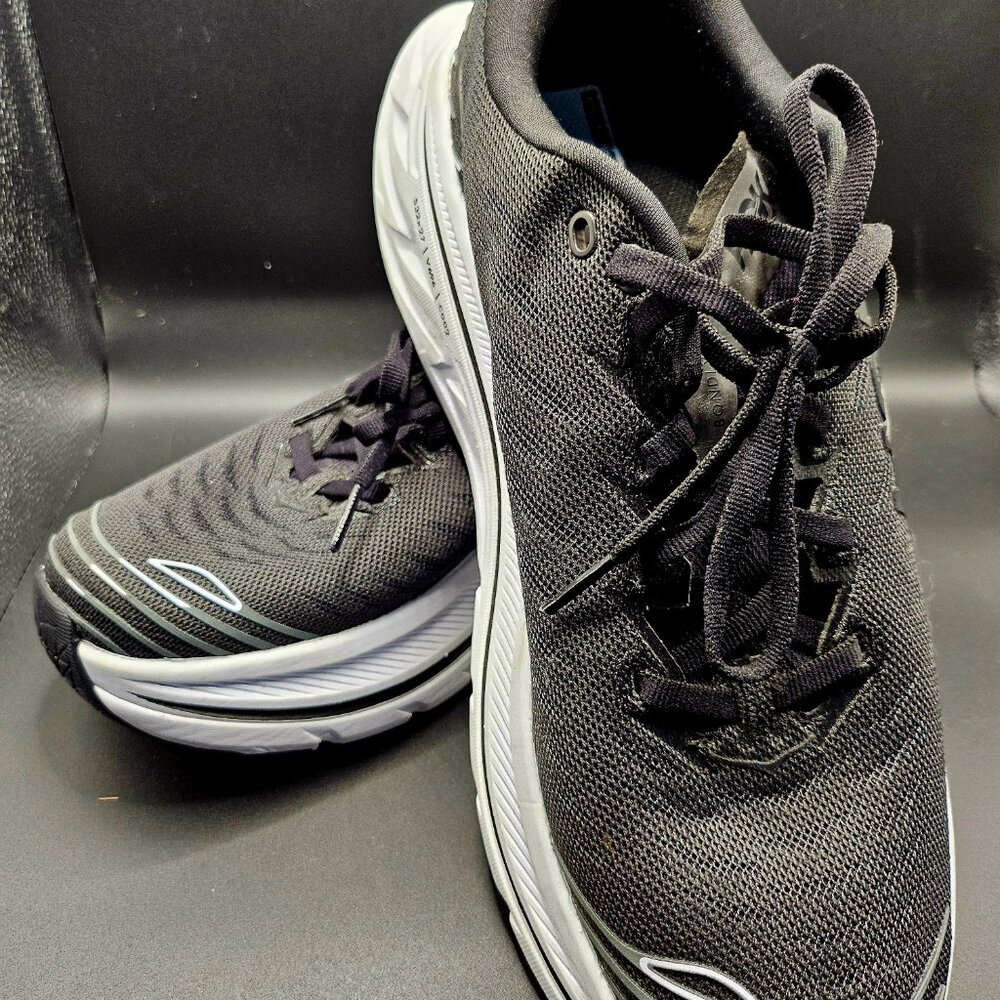 HOKA One One in Black, Size Women 9, Used Once, Almost Brand New Condition - Picture 2 of 8